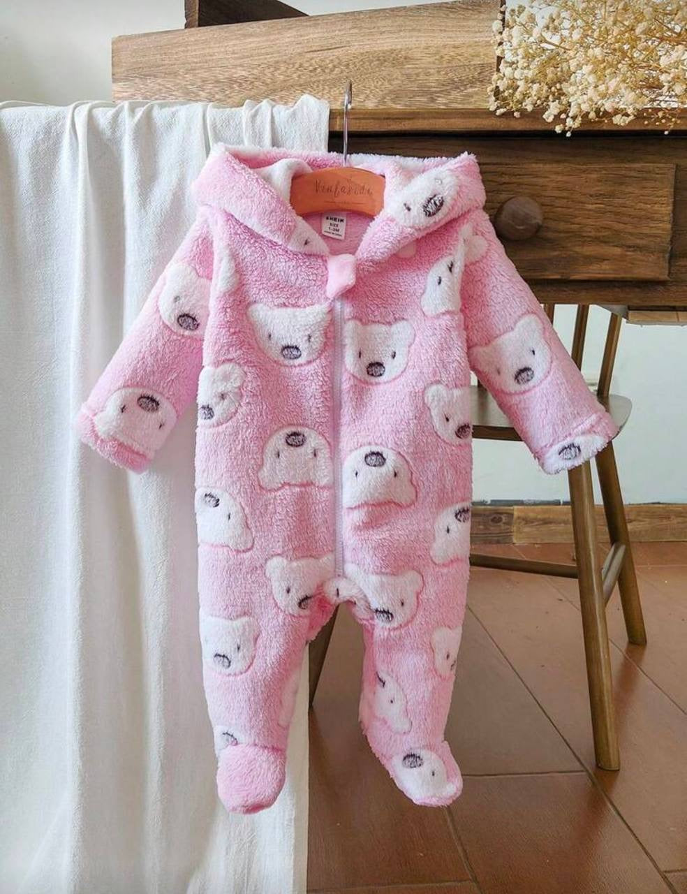 سلوبت بولار فرو حراري مبطن بناتي بتصميم دب كيوت