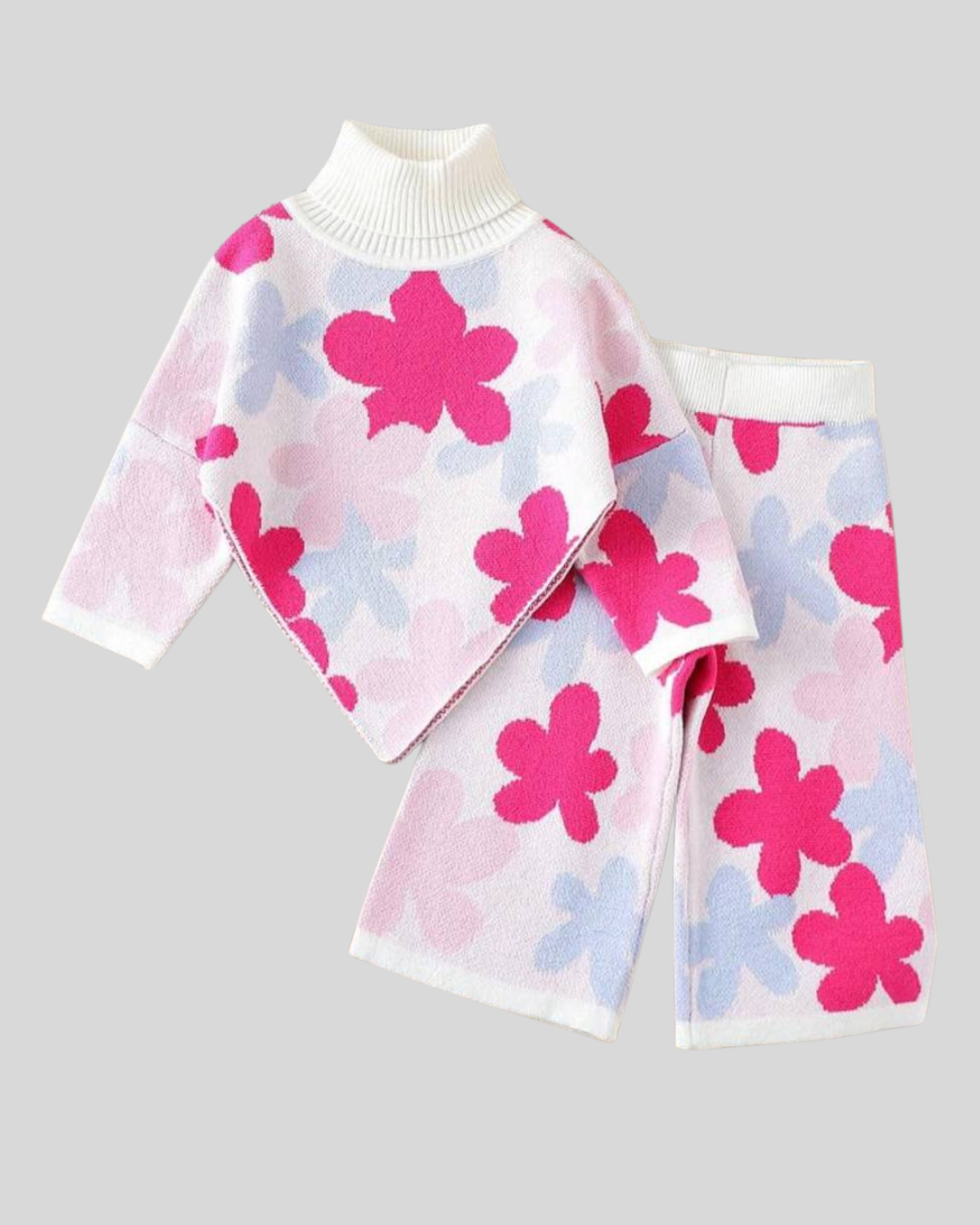 سوت بناتي شتوي قطعتين (بلوفر + بنطلون) - Kenda Shop