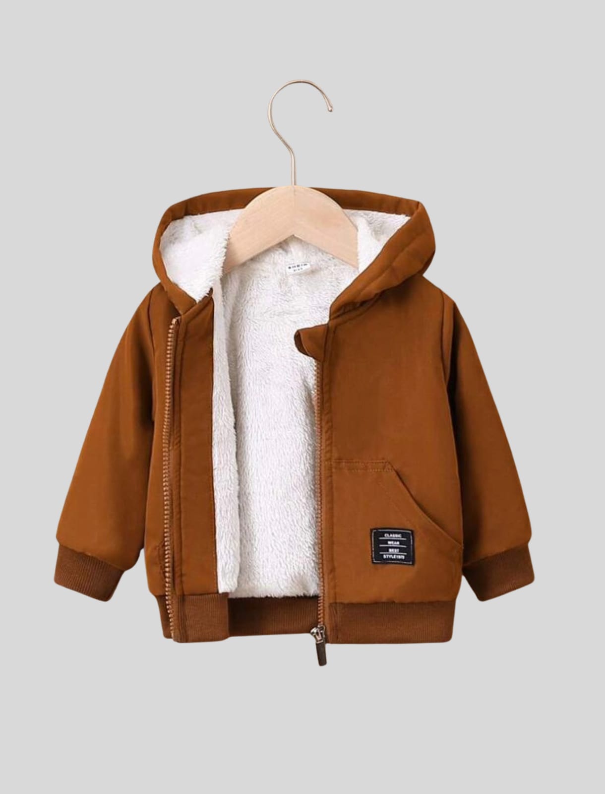 جاكيت أولاد مبطن فرو