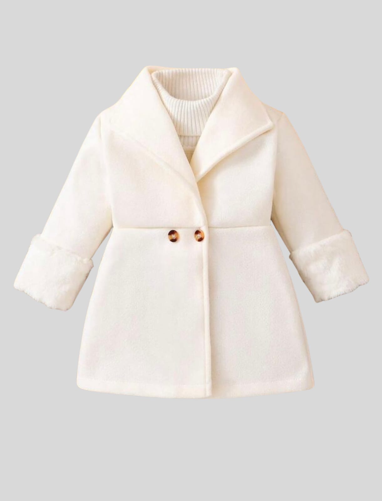 كوت جوخ بأكمام فرو