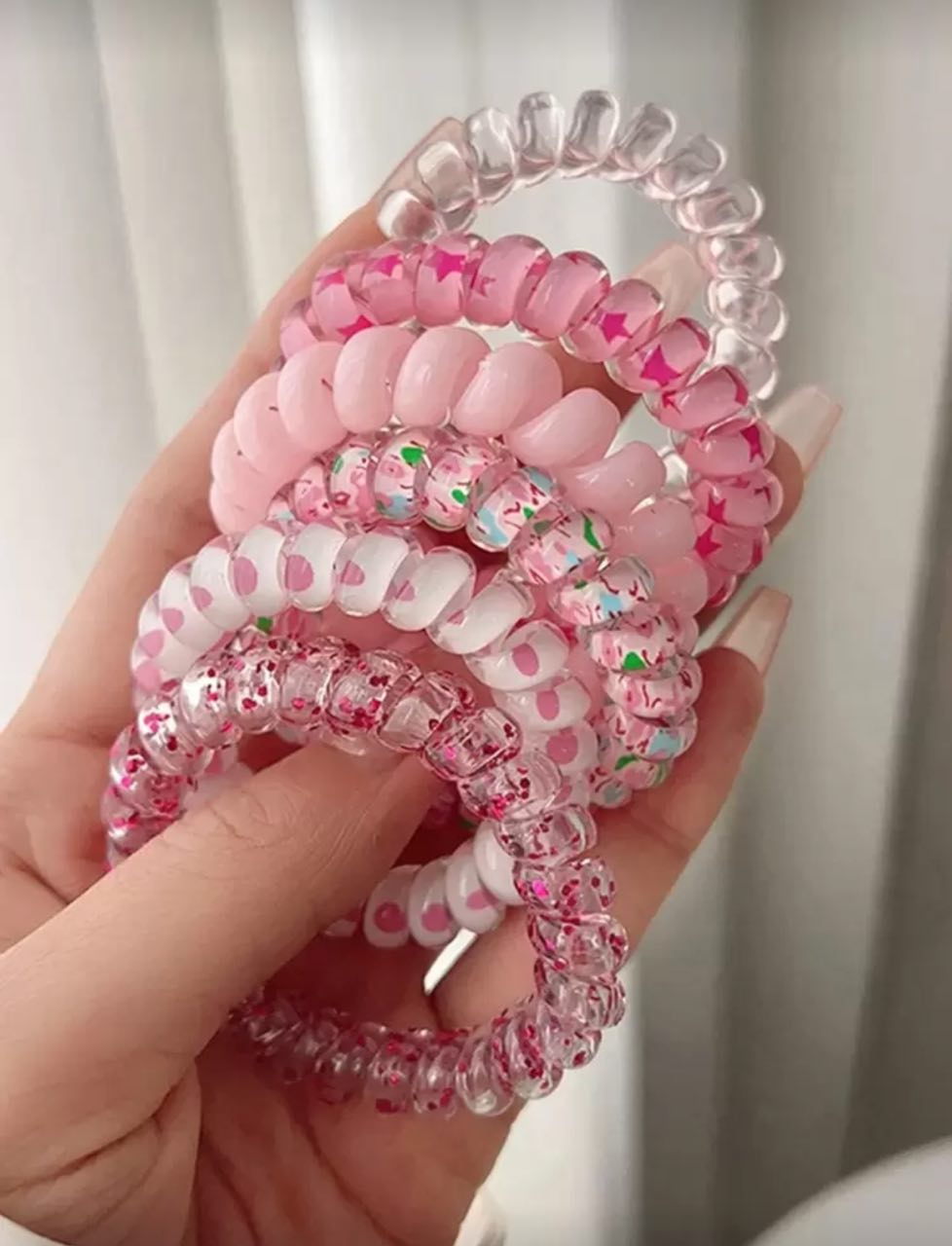 اساور بنات 6 قطع شكل سوستة - Kenda Shop