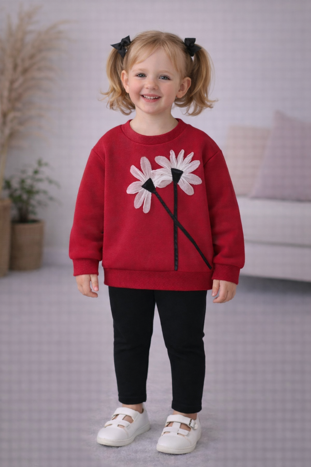 سويت شيرت ميلتون حراري احمر بورد بارز - Kenda Shop