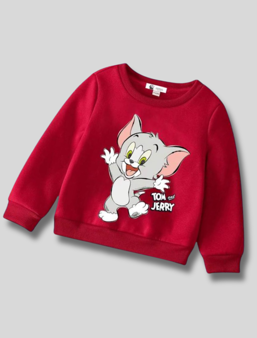 سويت شيرت ميلتون حراري بتصميم Tom & Jerry احمر