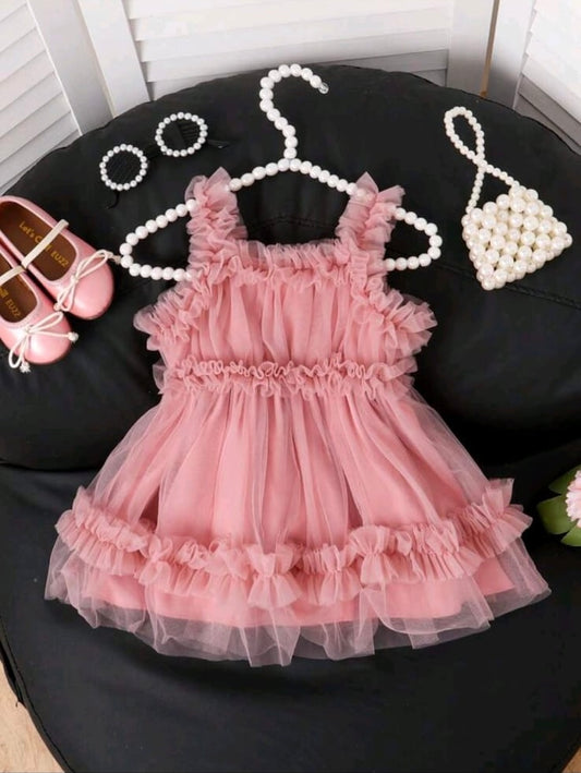 فستان بناتي منفوش - Kenda Shop