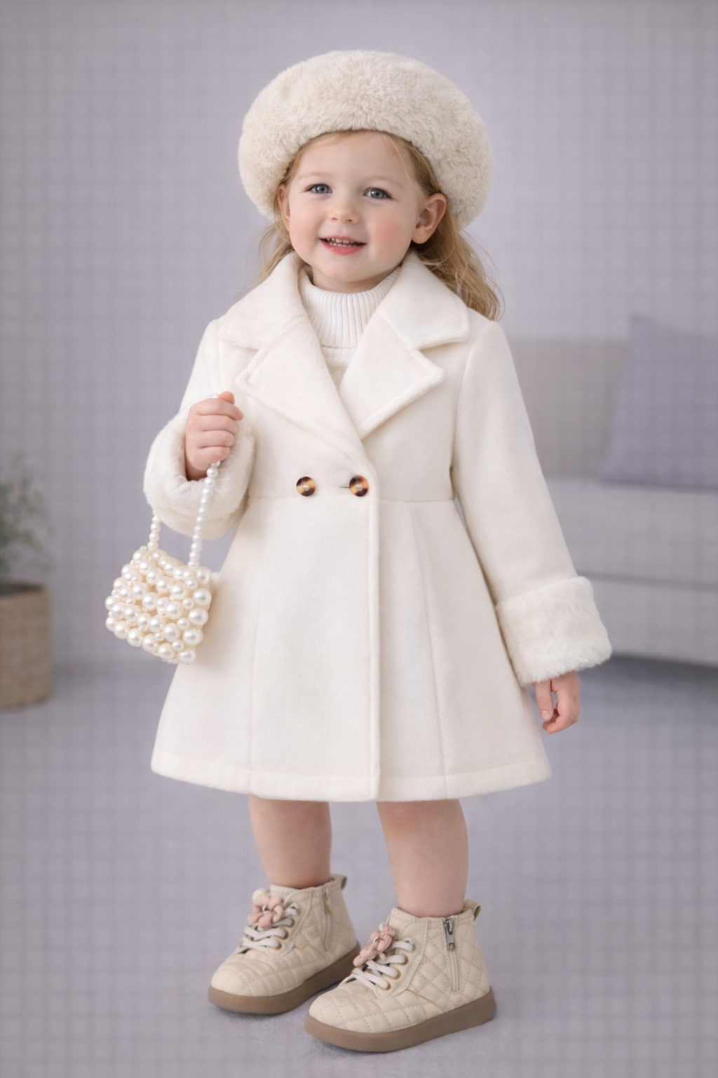 كوت جوخ بأكمام فرو حراري - Kenda Shop