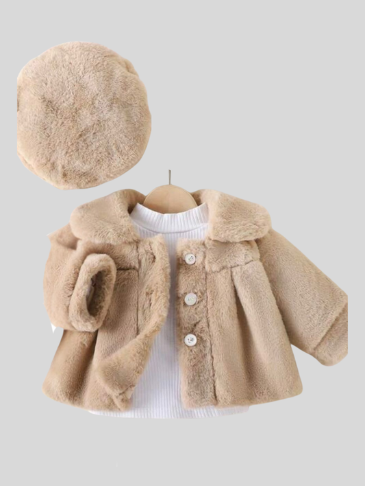 جاكيت فرو بناتي مبطن — طاقية + جاكيت - Kenda Shop