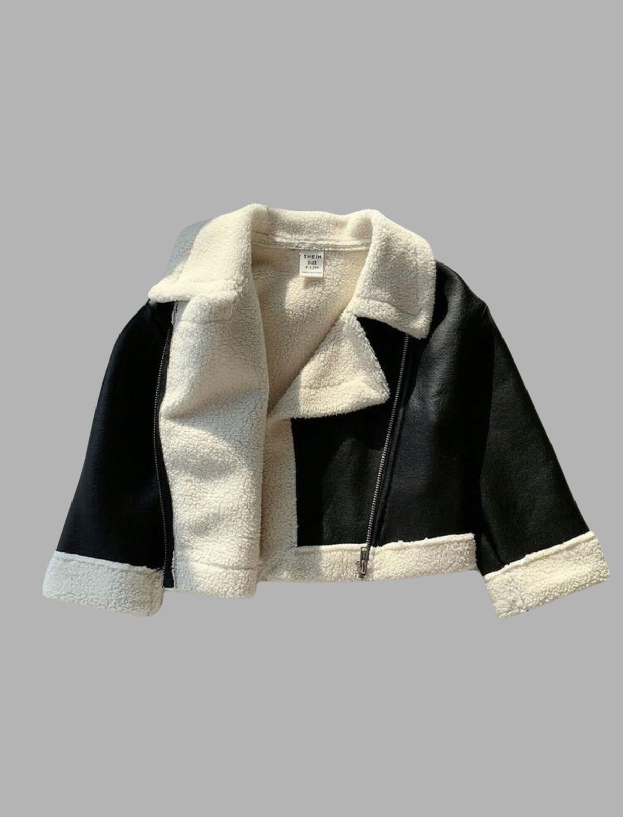 جاكيت أطفال شتوي مبطن بفرو ناعم