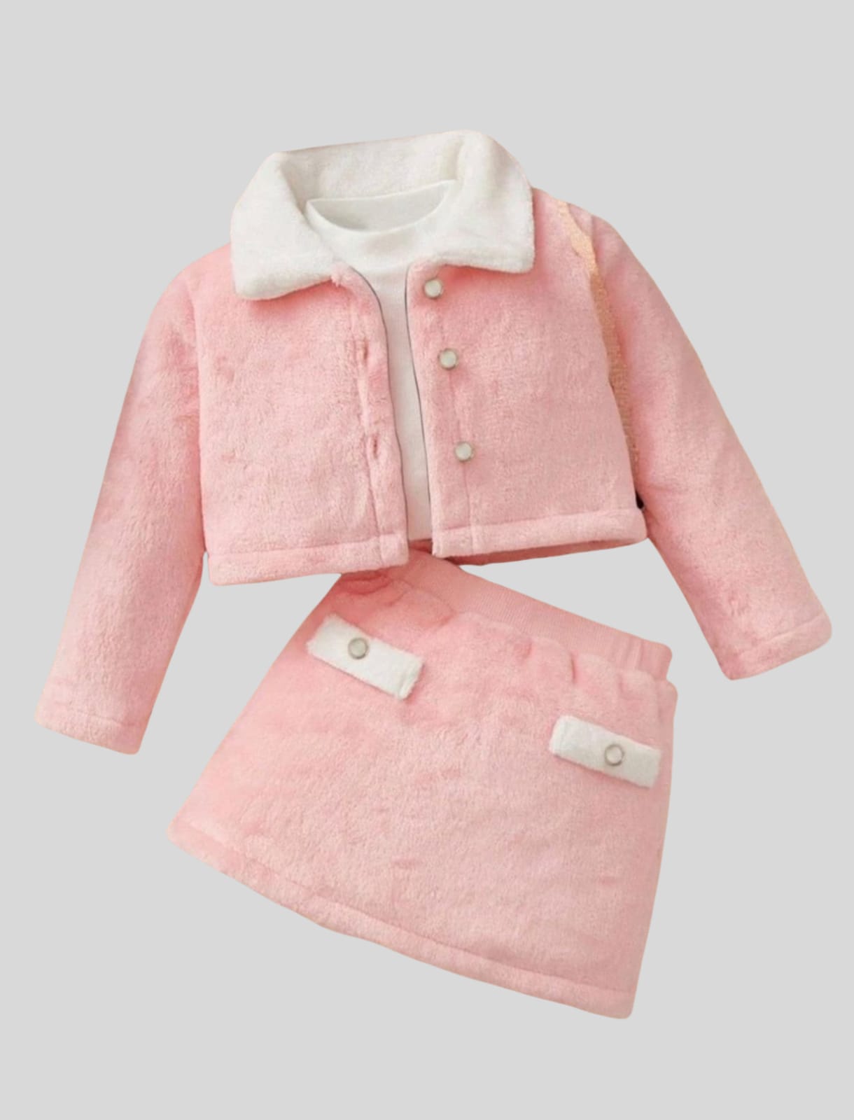 طقم بناتي فرو قطعتين