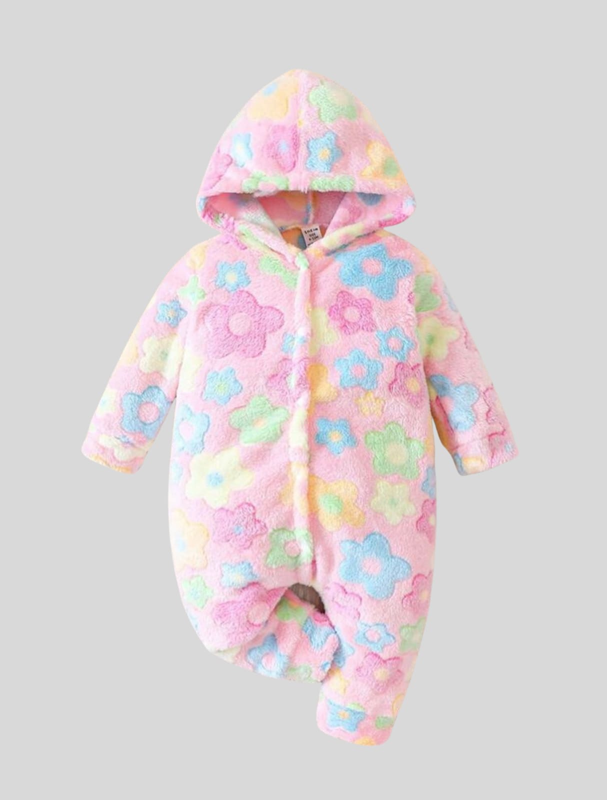 سلوبت فرو شتوي مبطن بناتي بتصميم ورد