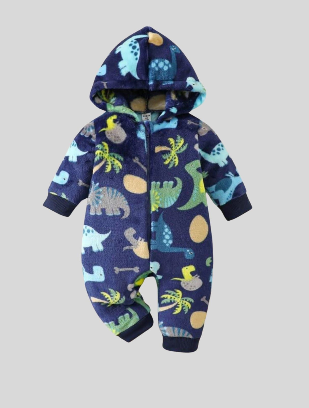 سلوبت أولادي مبطن فرو برسومات ديناصورات