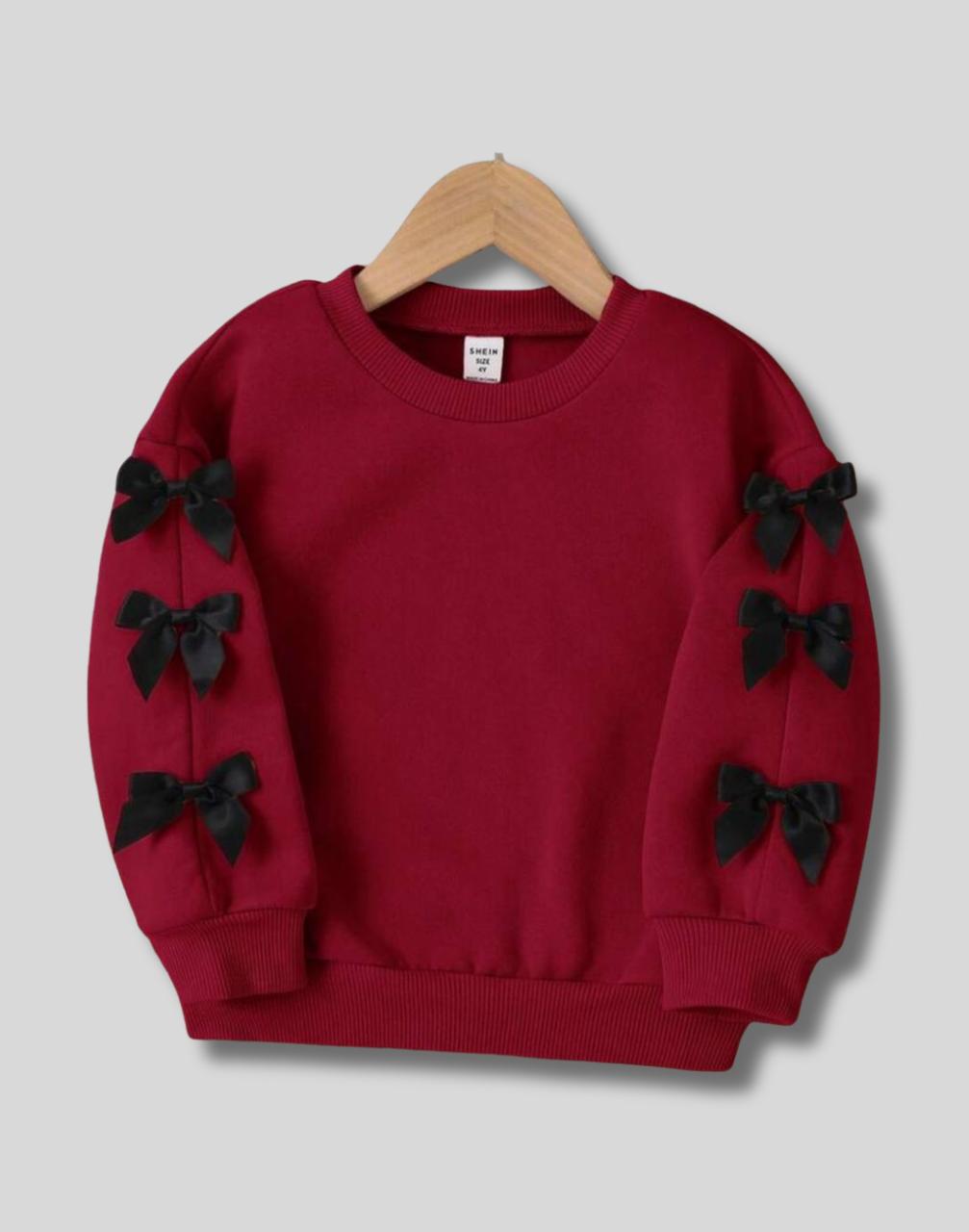 سويت شيرت ميلتون حراري بفيونكات سوداء