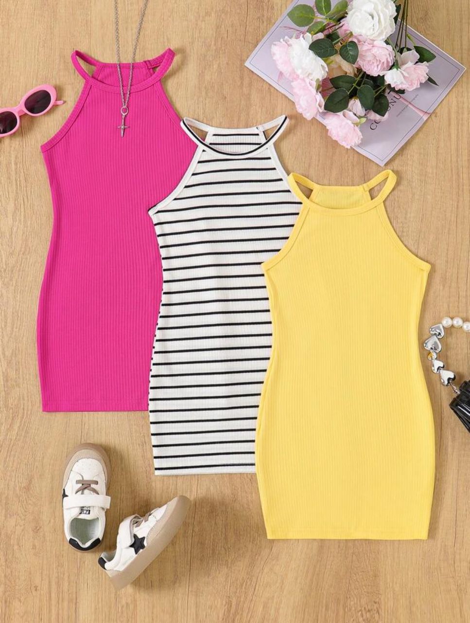 فساتين "ألوان الصيف" - ٣ قطع - Kenda Shop