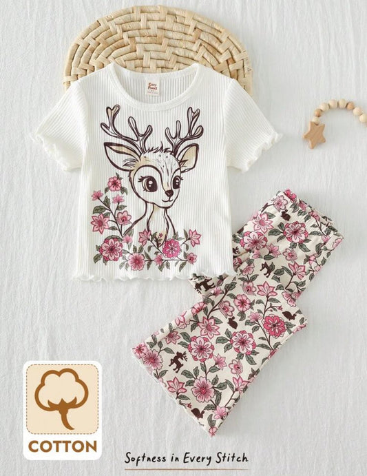 طقم بناتي غزال الربيع - Kenda Shop