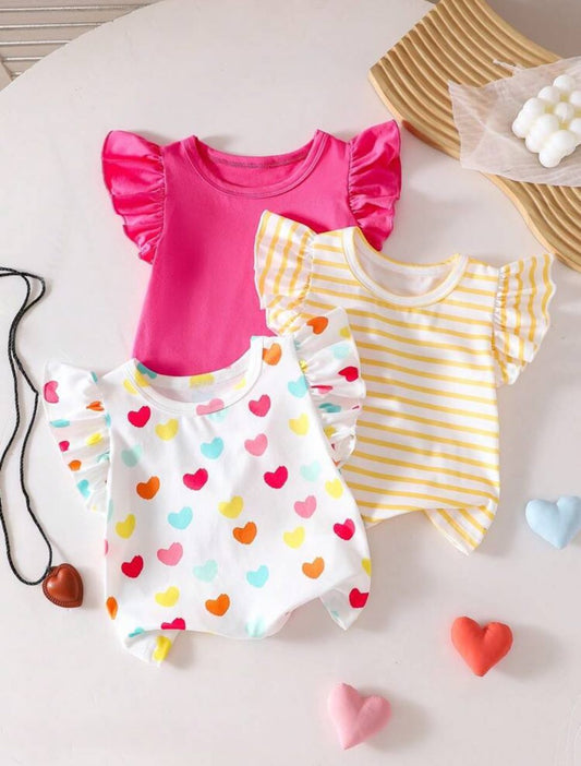 سيت ٣ تيشرت ملونة - Kenda Shop